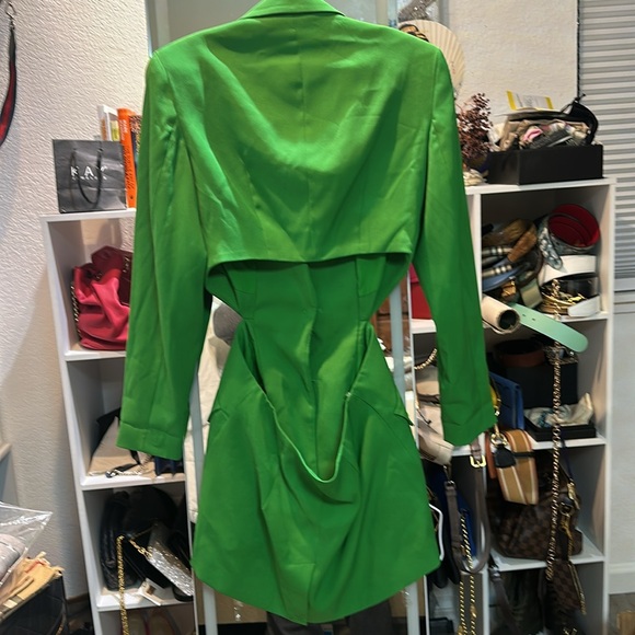 Women's Green Blazer - Picture 4 of 5